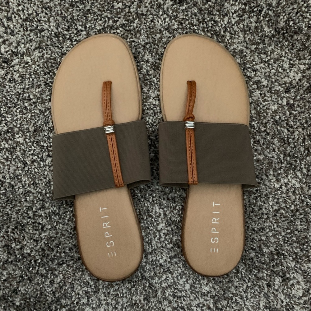 Brown dress sandals